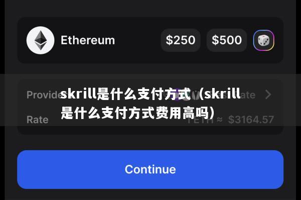 skrill是什么支付方式(skrill是什么支付方式费用高吗)