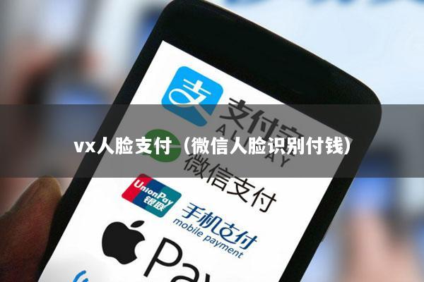 vx人脸支付(微信人脸识别付钱)