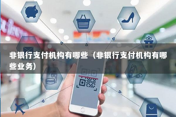 非银行支付机构有哪些(非银行支付机构有哪些业务)