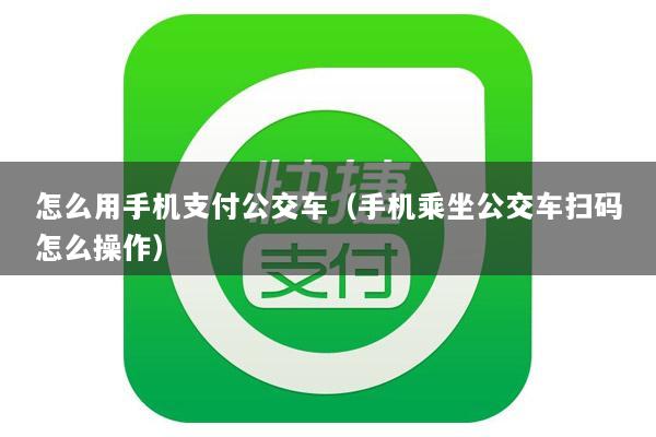 怎么用手机支付公交车(手机乘坐公交车扫码怎么操作)