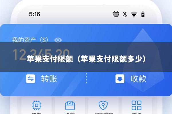 苹果支付限额(苹果支付限额多少)