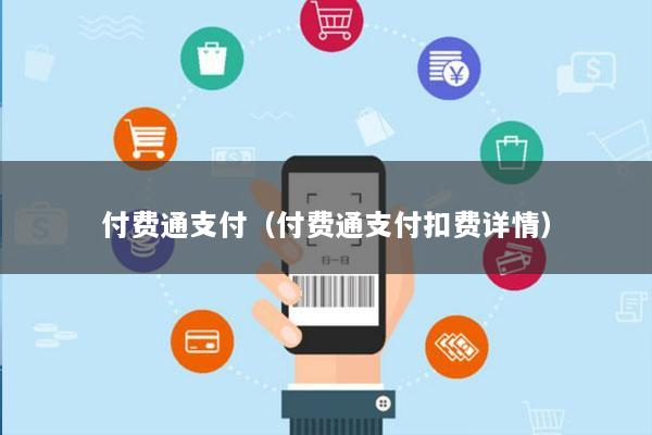 付费通支付(付费通支付扣费详情)