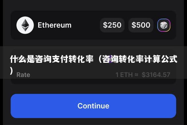 什么是咨询支付转化率(咨询转化率计算公式)