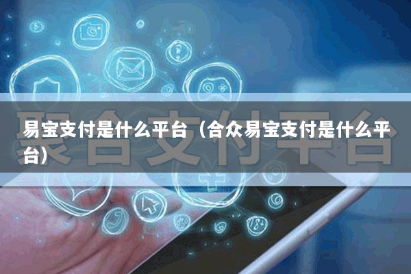 易宝支付是什么平台(合众易宝支付是什么平台)
