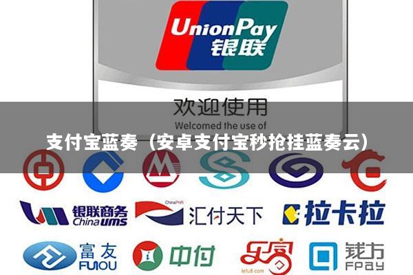 支付宝蓝奏(安卓支付宝秒抢挂蓝奏云)