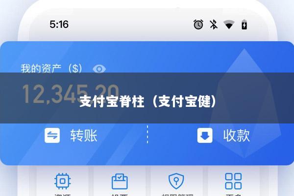 支付宝脊柱(支付宝健)