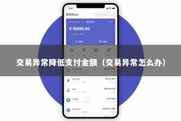 交易异常降低支付金额(交易异常怎么办)