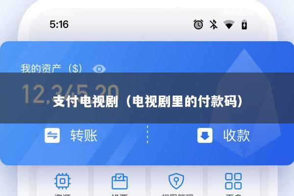 支付电视剧(电视剧里的付款码)