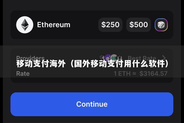 移动支付海外(国外移动支付用什么软件)